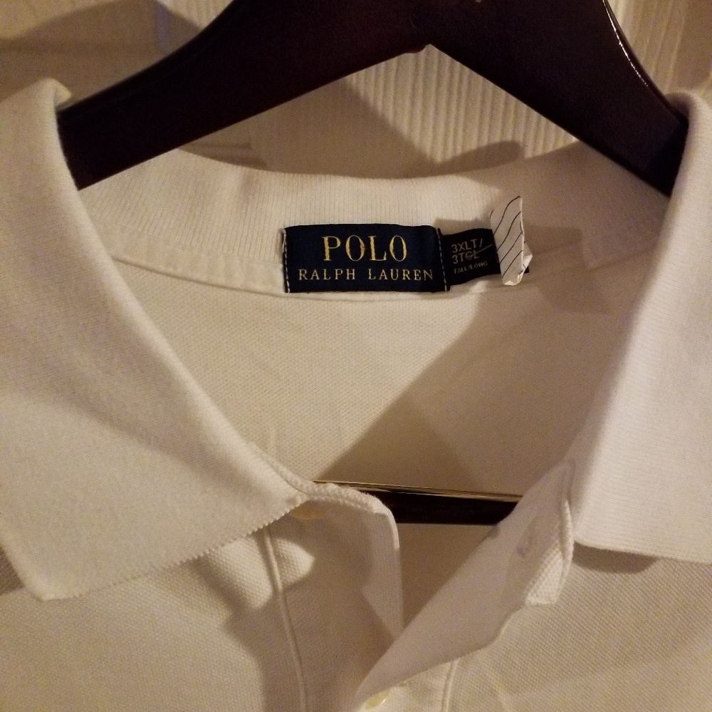 Ralph Lauren White Polo 3XLT